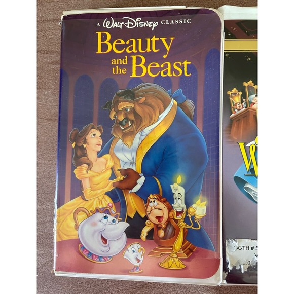 Vintage Beauty And The Beast Black Diamond Alice In Wonderland VHS Tapes Disney - Picture 2 of 12